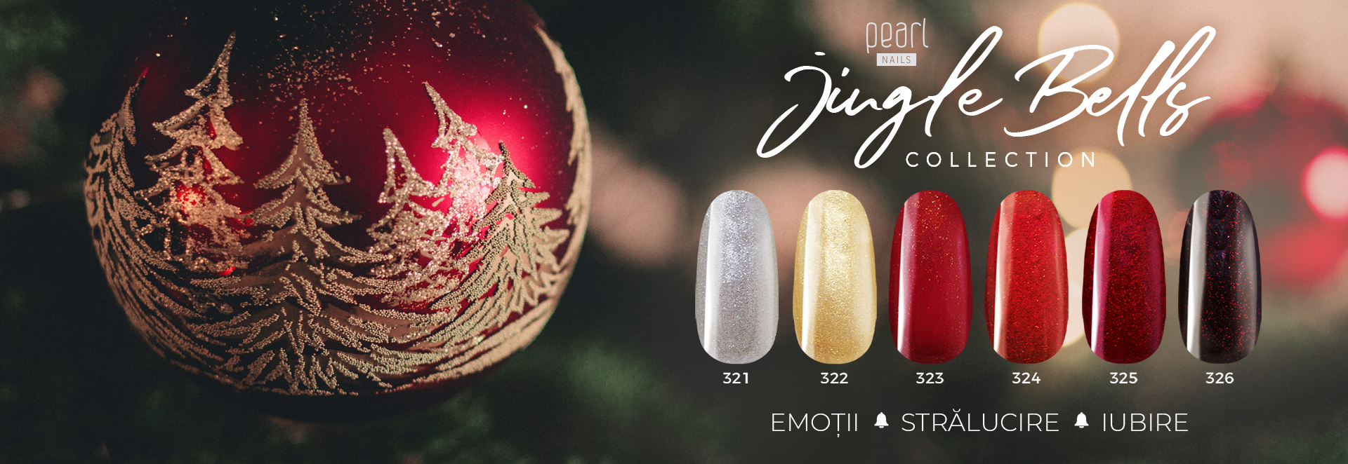 Colectia de oje semipermanente Jingle Bells de la Pearl Nails