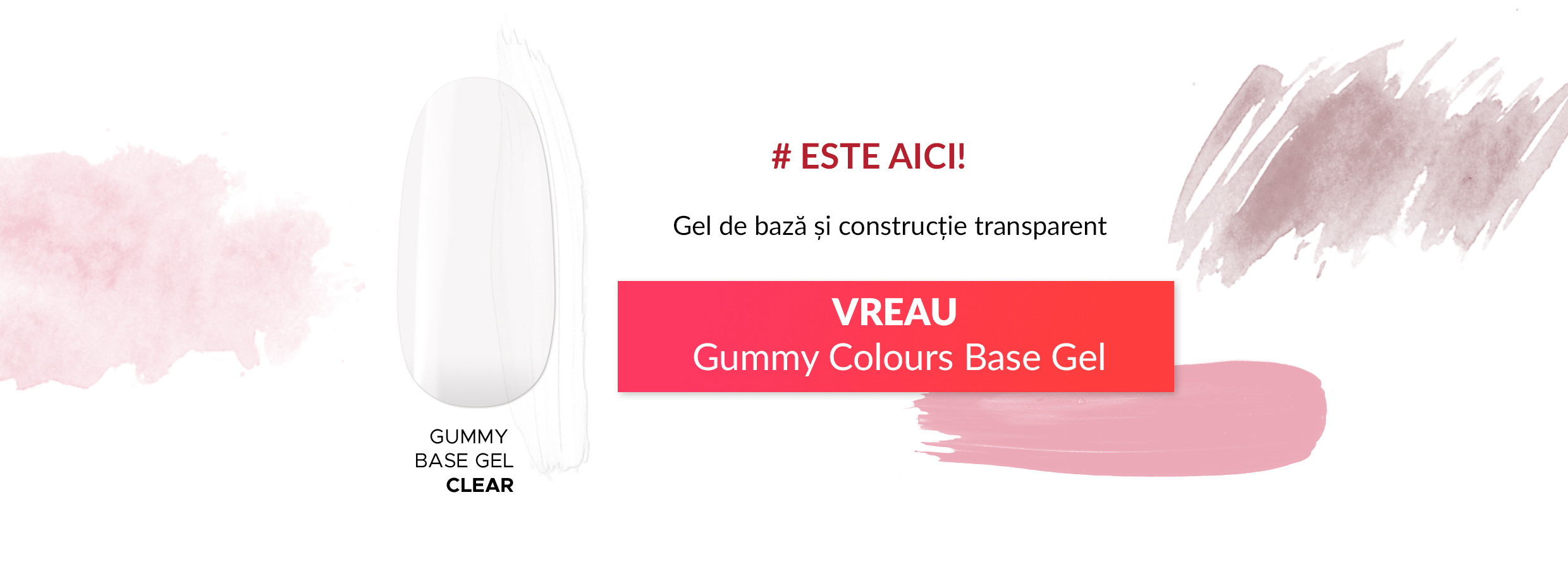 LA CEREREA VOASTRĂ PLUS 1 gel de bază și construcție transparent