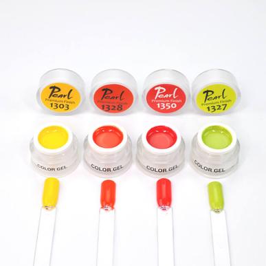 Set 4 geluri UV colorate - Lemonade