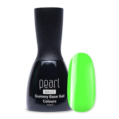 Bază Rubber Gummy Pearl Nails Verde Neon 15 ml