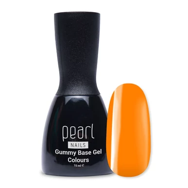 Bază Rubber Gummy Pearl Nails Portocaliu Neon 15 ml