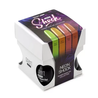 Set Baze Rubber Gummy Base Gel - Neon Shock