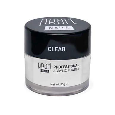 Pudră acrilică transparentă Pearl Nails Clear 75g