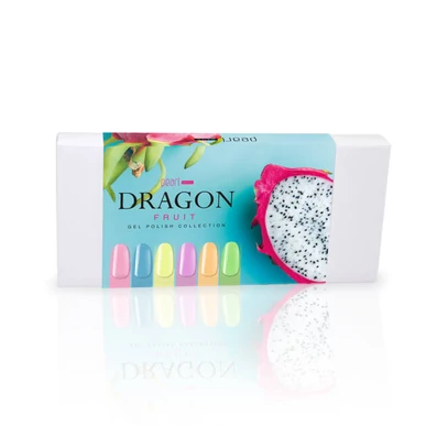 Set 6 oje semipermanente Pearl Nails, Dragon Fruit