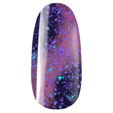 Flakes Cat Eye 743 - ojă semipermanentă indigo cu flakes