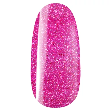 Ojă semipermanentă Roz cu sclipici Pearl Nails Classic Gel lac Glitter Pink 823