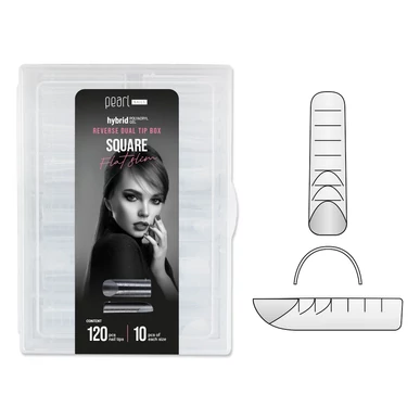 Tipsuri reutilizabile Square Flat Slim 120 buc