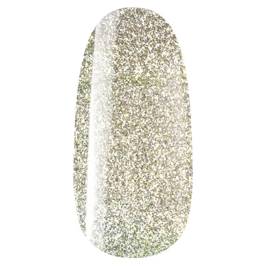 Ojă semipermanentă Pearl Nails Classic Gel lac Glitter Argintiu 827