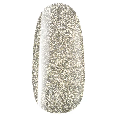 Ojă semipermanentă cu sclipici Pearl Nails Classic Gel lac Glitter Cenușiu 828