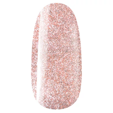 Ojă semipermanentă cu sclipici Pearl Nails Classic Gel lac Glitter Somon 829