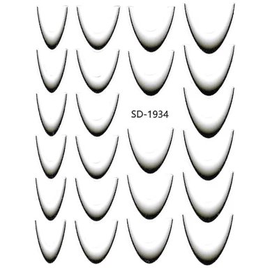 Sticker pentru degrade/ombre french SD-1934