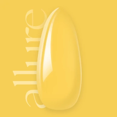 Ojă semipermanentă allure premium galben 038 - Lemon Juice