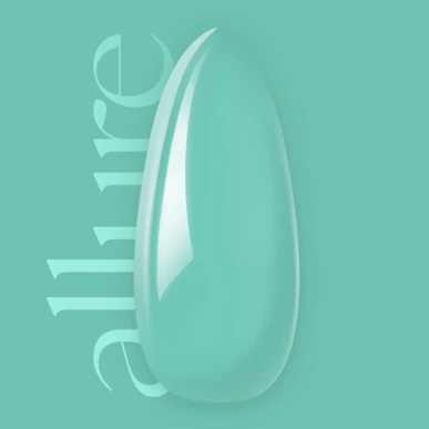 Ojă semipermanentă allure premium verde turcoaz 054 - Green Bay