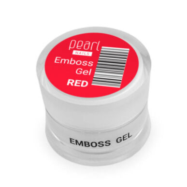Gel color 3D Roșu Emboss Pearl Nails 5ml