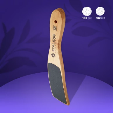 Pilă pedichiură din lemn îndoită STALEKS Beauty &amp; Care 10/2