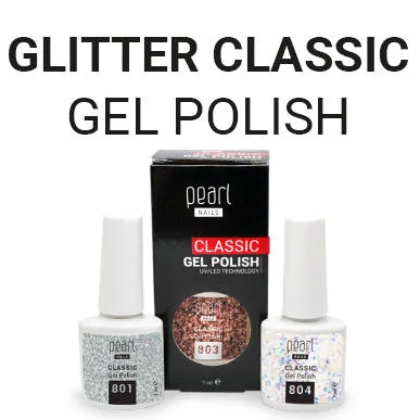 Oje semipermanente Classic cu sclipici