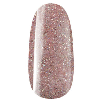 Ojă semipermanentă Roz Auriu Glitter Pearl Nails Classic Gel Lac 820