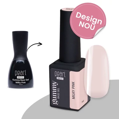 Bază Rubber Gummy Pearl Nails Milky Pink 15 ml