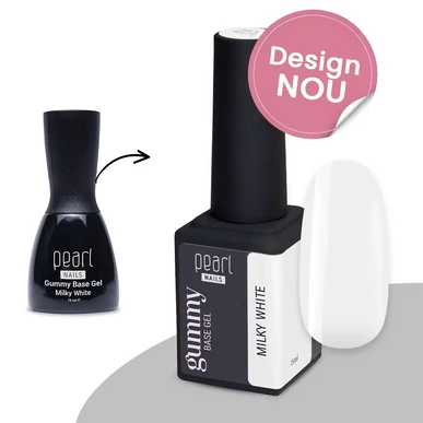 Bază Rubber Gummy Pearl Nails Milky White 15 ml