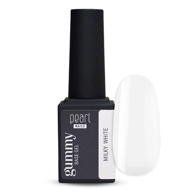Bază Rubber Gummy Pearl Nails Milky White 15 ml