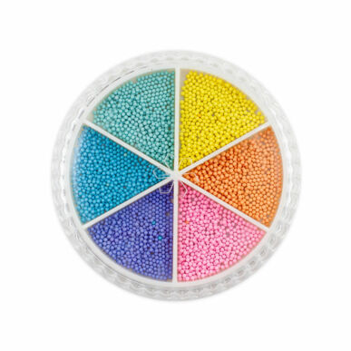 Perle decorative colorate - 6 culori