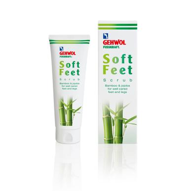 Exfoliant  cu bambus și jojoba GEHWOL FUSSKRAFT® SOFT FEET SCRUB, 125 ml