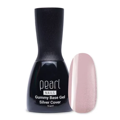 Bază Rubber Gummy Pearl Nails Silver Cover 15 ml