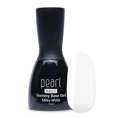 Bază Rubber Gummy Pearl Nails Milky White 15 ml
