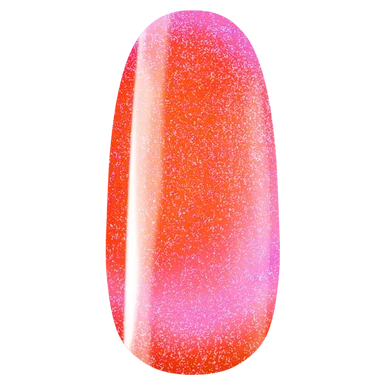 Ojă semipermanentă cu efect Neon Cat Eye Coral Pearl Nails 7ml 735