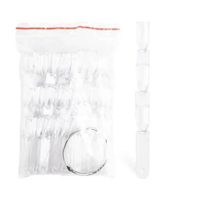 Paletar trio pentru culori - 50 buc - clear