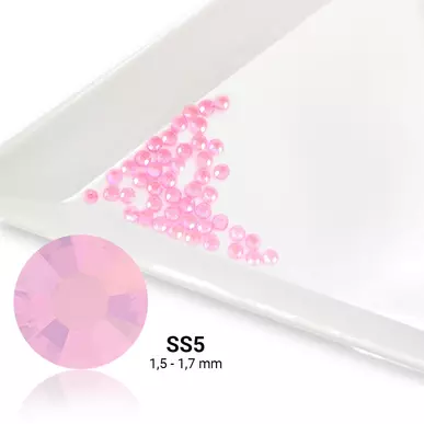 Cristale Unghii Pearl Nails SS5 LU05 Pink - Glow in the dark - 50buc 