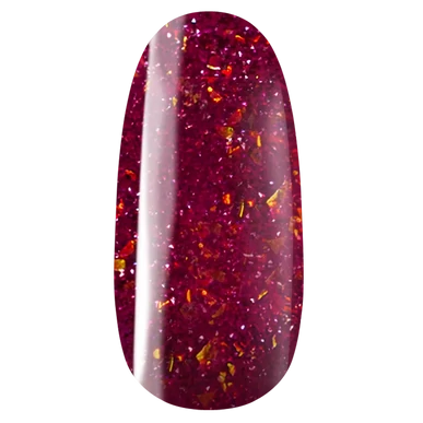 Ojă semipermanentă Roz cu sclipici Pearl Nails Classic Gel lac 840