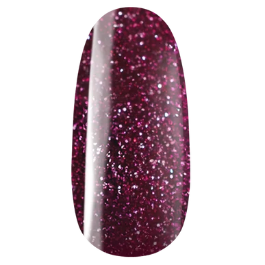 Ojă semipermanentă Roșu cu sclipici Pearl Nails Classic Gel lac 843