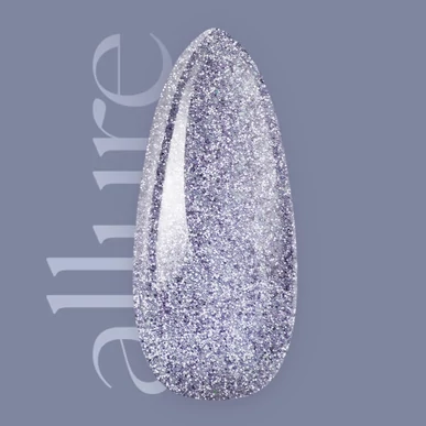 Ojă semipermanentă allure premium gri metal cu efect reflectorizant R163