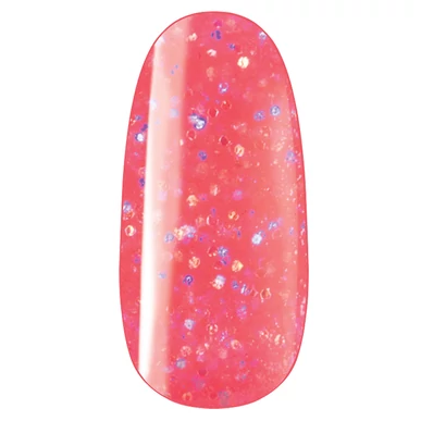 Pudră acrilică colorată Pearl Nails color powder roz cu scilipici 3,5 g -337