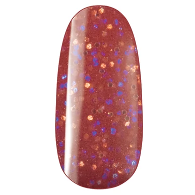 Pudră acrilică colorată Pearl Nails maro cu sclipici 3,5 g - 340