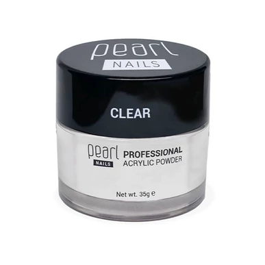 Pudră acrilică transparentă Pearl Nails Clear 35g