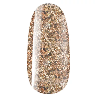 Ojă semipermanentă Auriu Holo Pearl Nails Classic Gel Lac 807