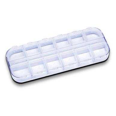 Cutie pt. ștrasuri cu 12 compartimente (2x6buc)