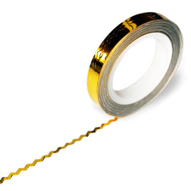 Bandă decorativă unghii 6mm - auriu