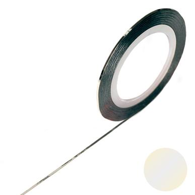 Bandă decorativă unghii 1mm - auriu palid