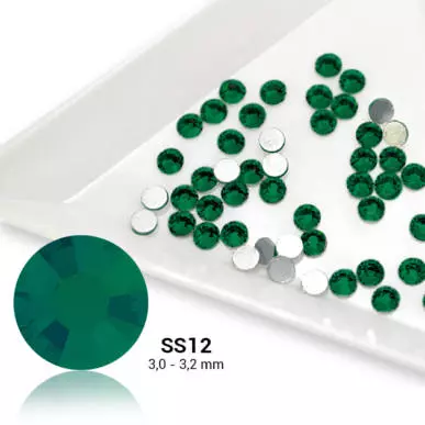 Cristale Unghii Pearl Nails SS12 Emerald - Verde