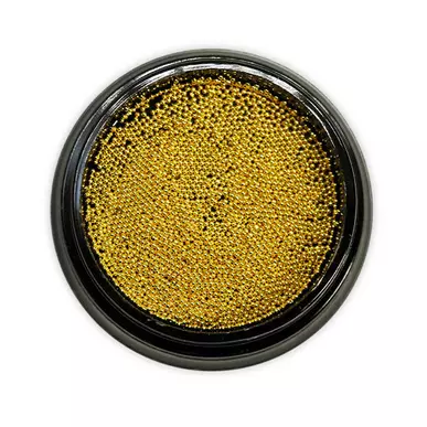 Caviar Unghii metalic auriu