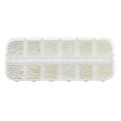 Set caviar metalic  12in1 - argintiu | Pearl Nails 