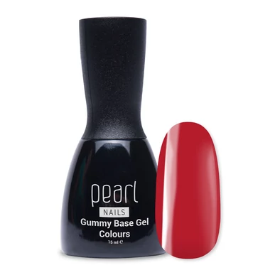 Bază Rubber Gummy Pearl Nails Roșu 15 ml