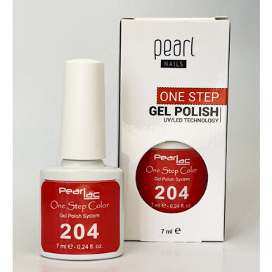 Oja semipermanenta 3 in 1 One Step Color Pearl Nails Roșu 204