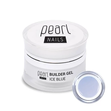 Gel de constructie transparent cu tentă albastra Builder Gel - Ice Blue Pearl Nails
