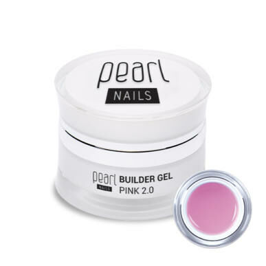 Gel pentru tehnica fără pilire Builder Pink Gel 2.0 Pearl Nails