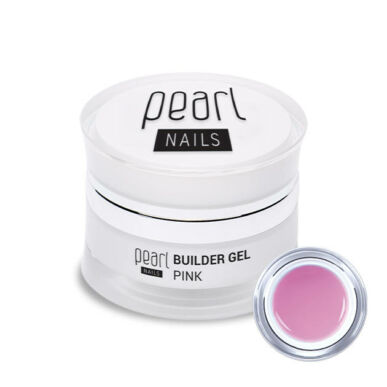Gel de construcție tehnica fără pilire Builder Pink Gel Pearl Nails