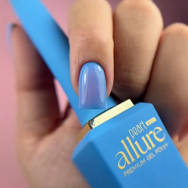 Ojă semipermanentă allure premium turcoaz 102 - Curious Blue 